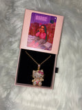 RHINESTONE HK NECKLACE