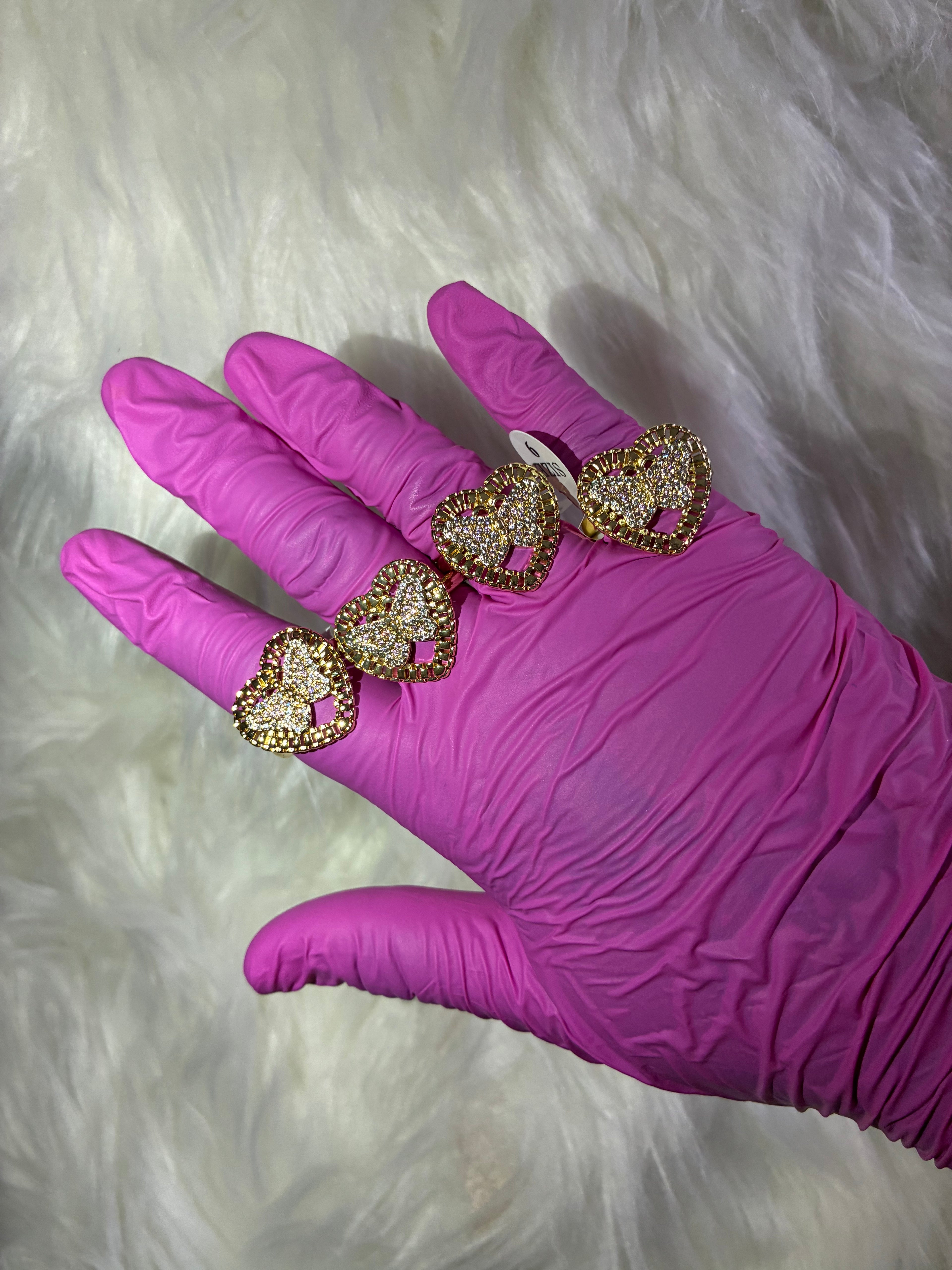 PINK BUTTERFLY ROLEX RING