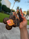 MOCHA LV KEYCHAIN