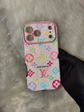 PINK LV CONFETTI CASE