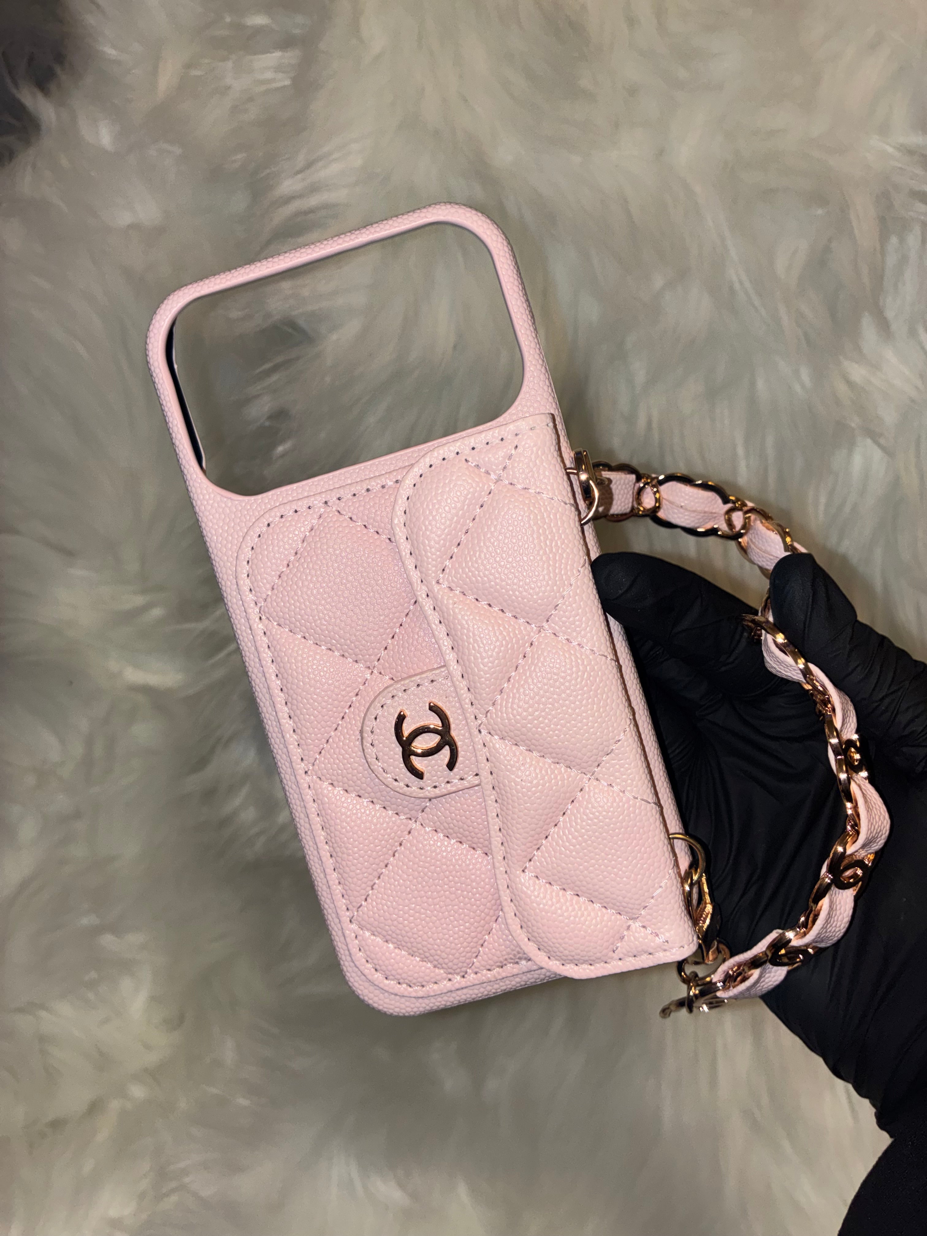 PINK CC STRAP CASE