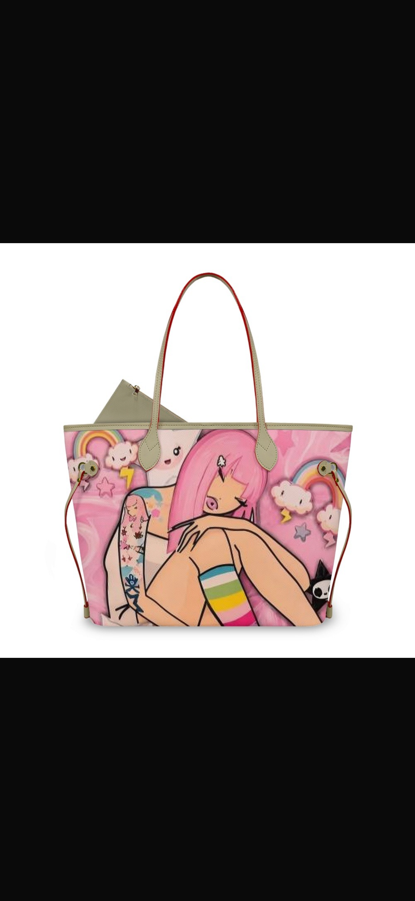 PINK KAWAII CACTUS GIRL BAG