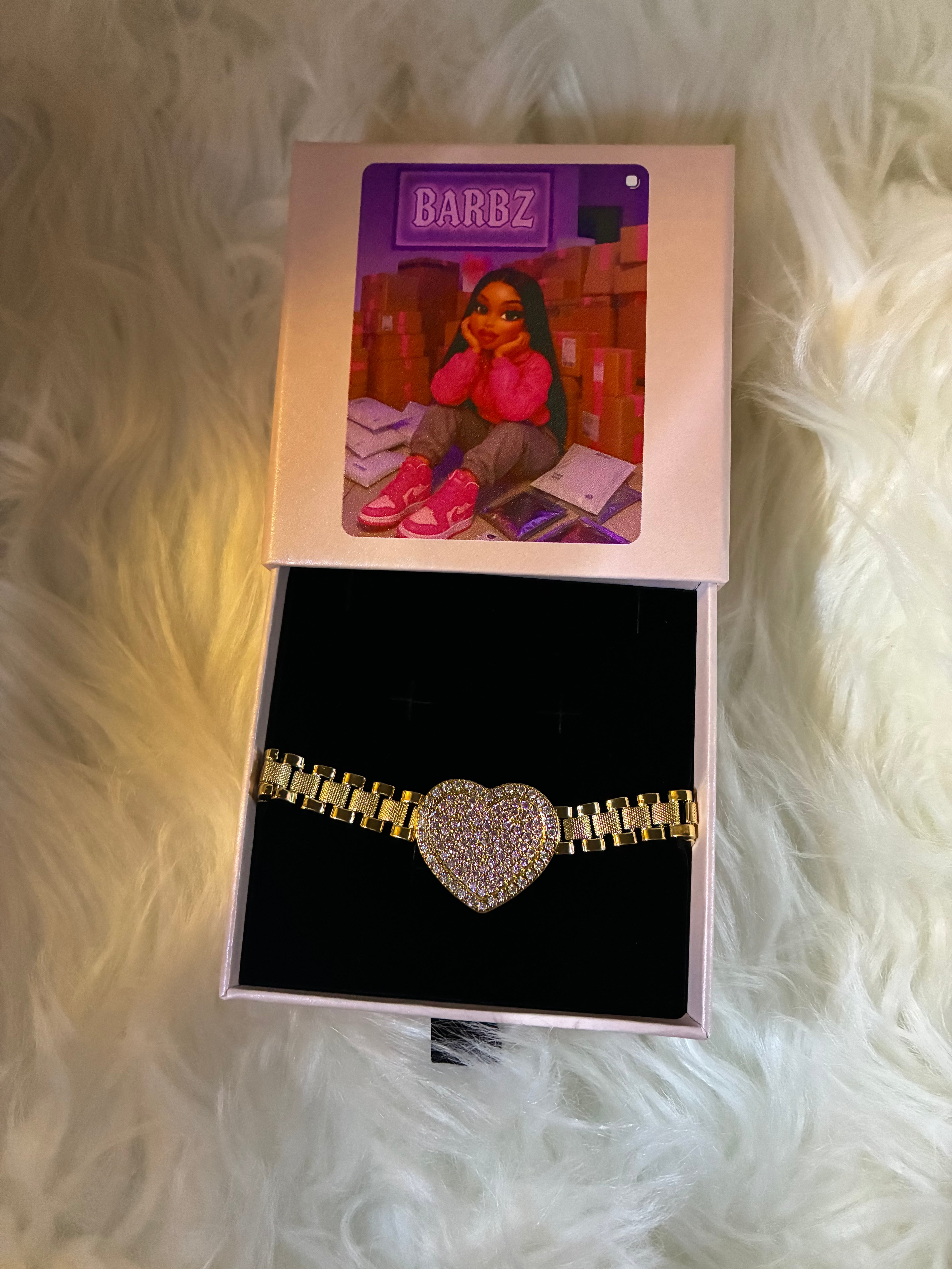 HEART ROLEX BRACELET