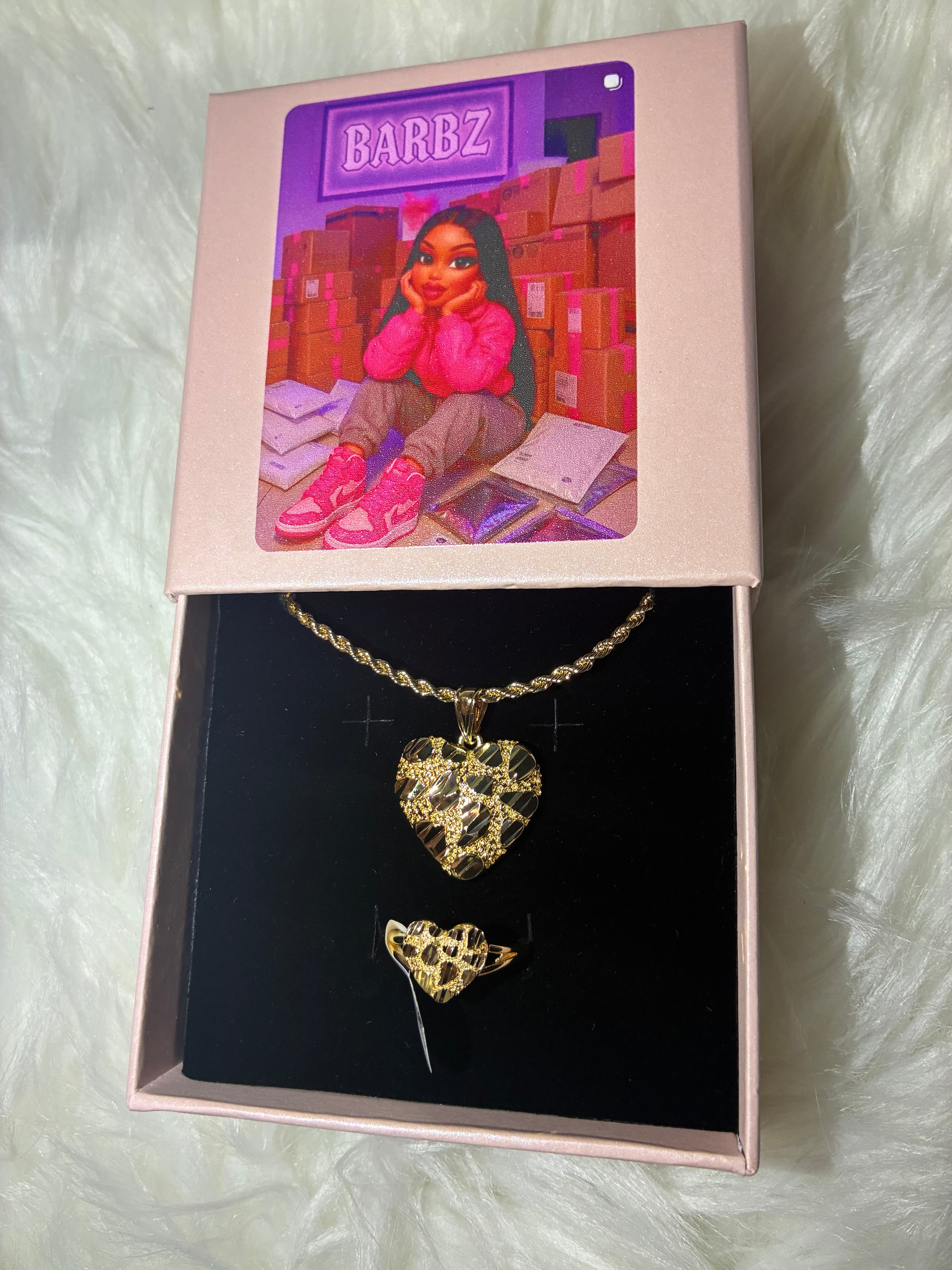 HEART NUGGET NECKLACE