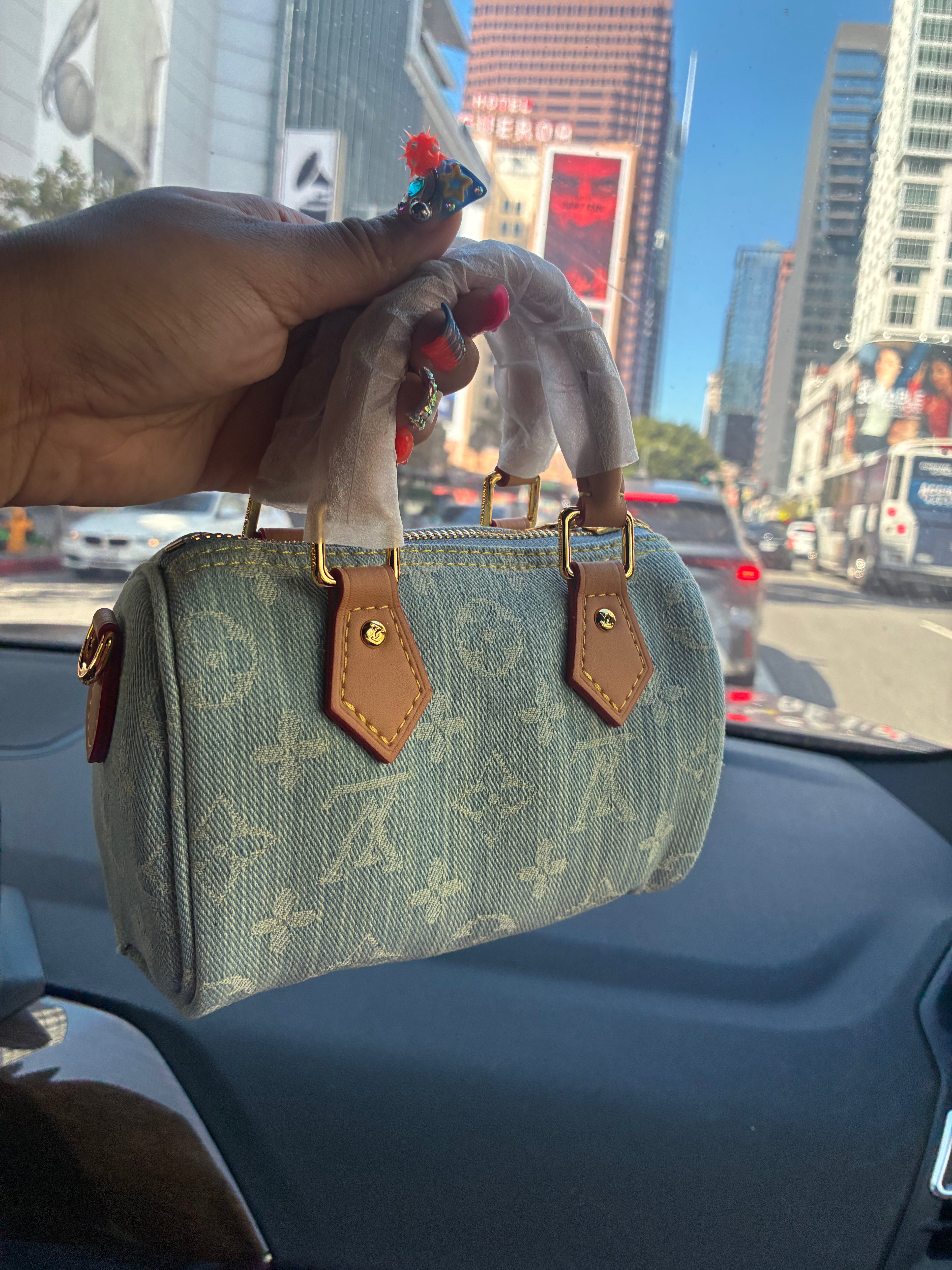 DENIM LV BAG