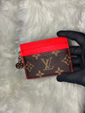 RED LV CARDHOLDER