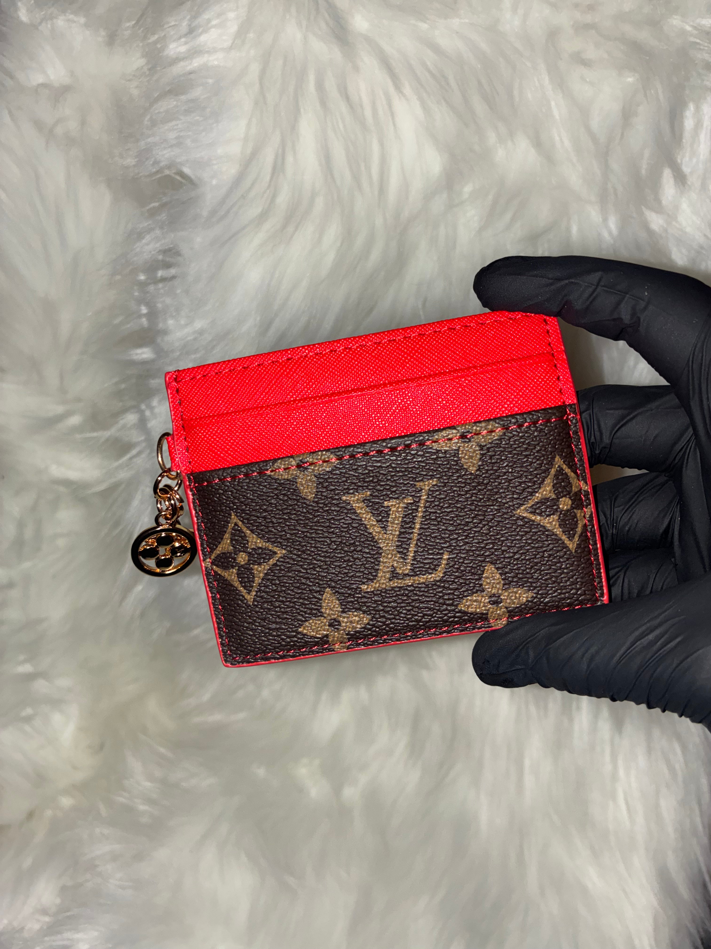 RED LV CARDHOLDER