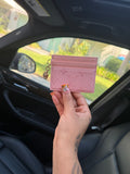 BLUSH PINK LV CARDHOLDER