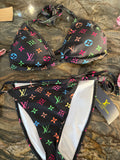BLACK LV SWIMSUIT