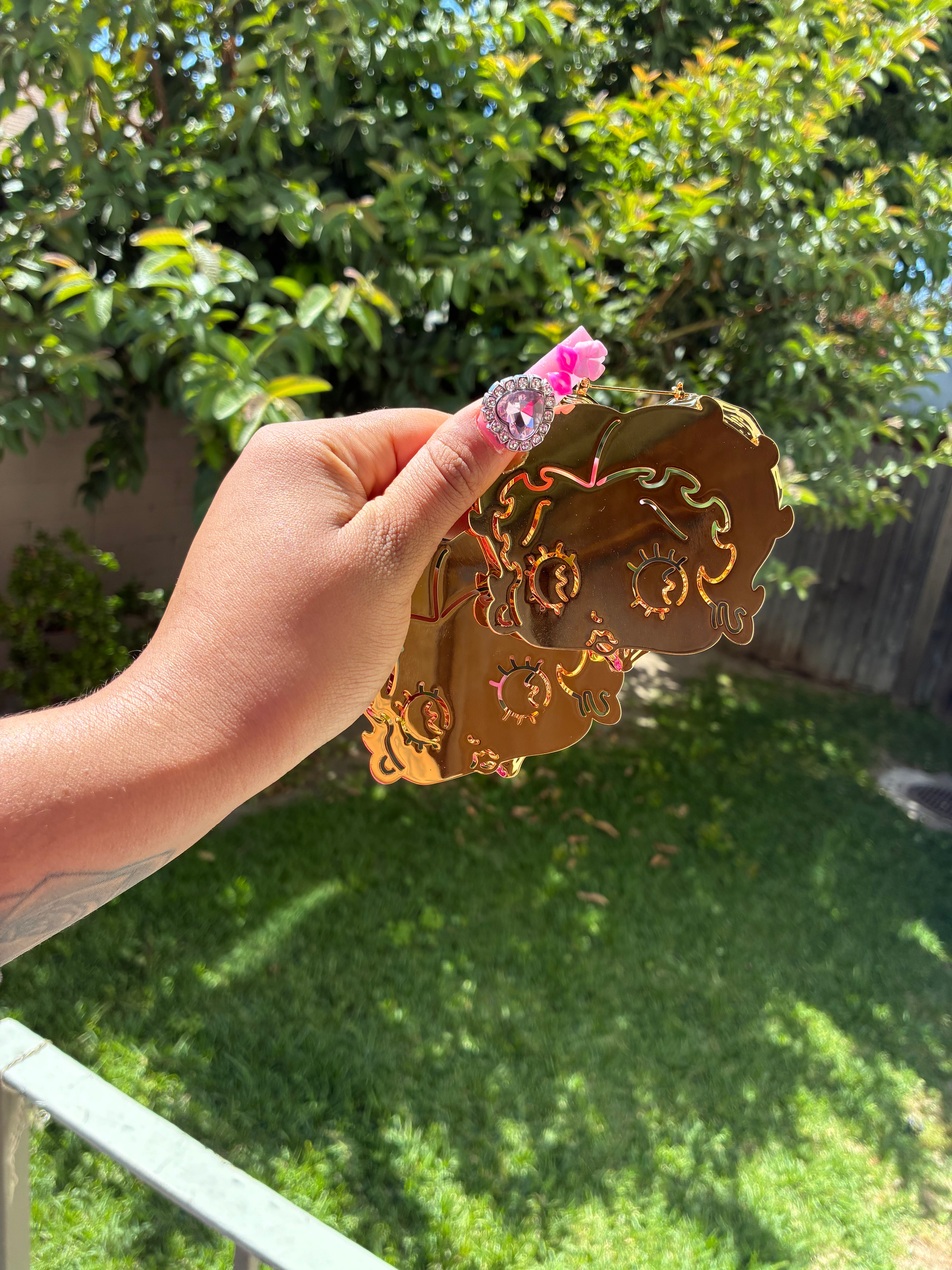 BETTY BOOP HOOPS