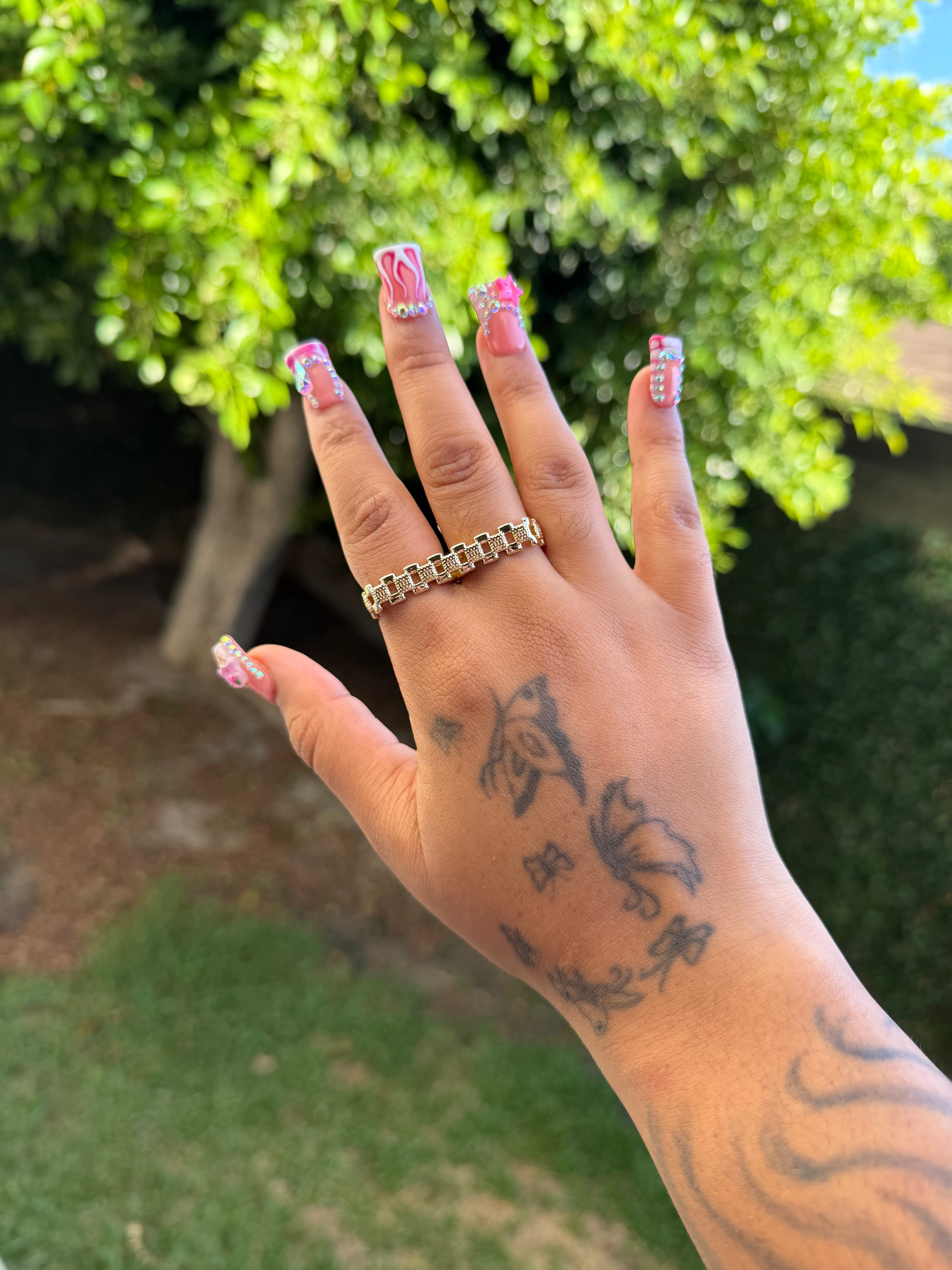 2 FINGER ROLEX RING