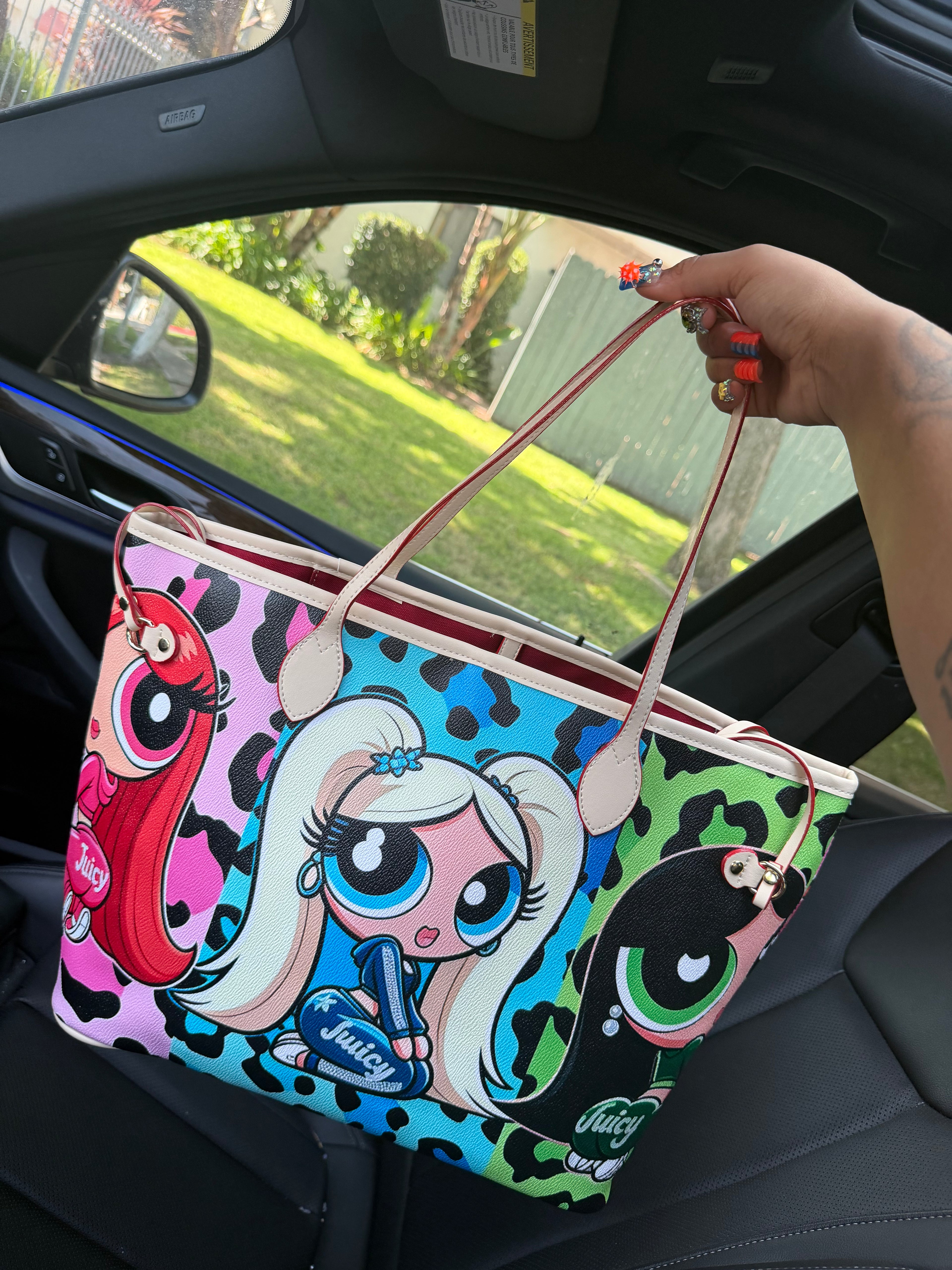 POWER PUFF GIRL TOTE BAG