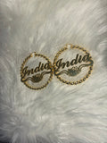 CUSTOM NAME HOOPS